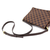 Louis Vuitton Damier Musette Tango Long Shoulder Bag Ebene