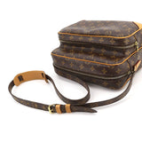 Louis Vuitton Monogram Nile Shoulder Bag Brown Gold Hardware