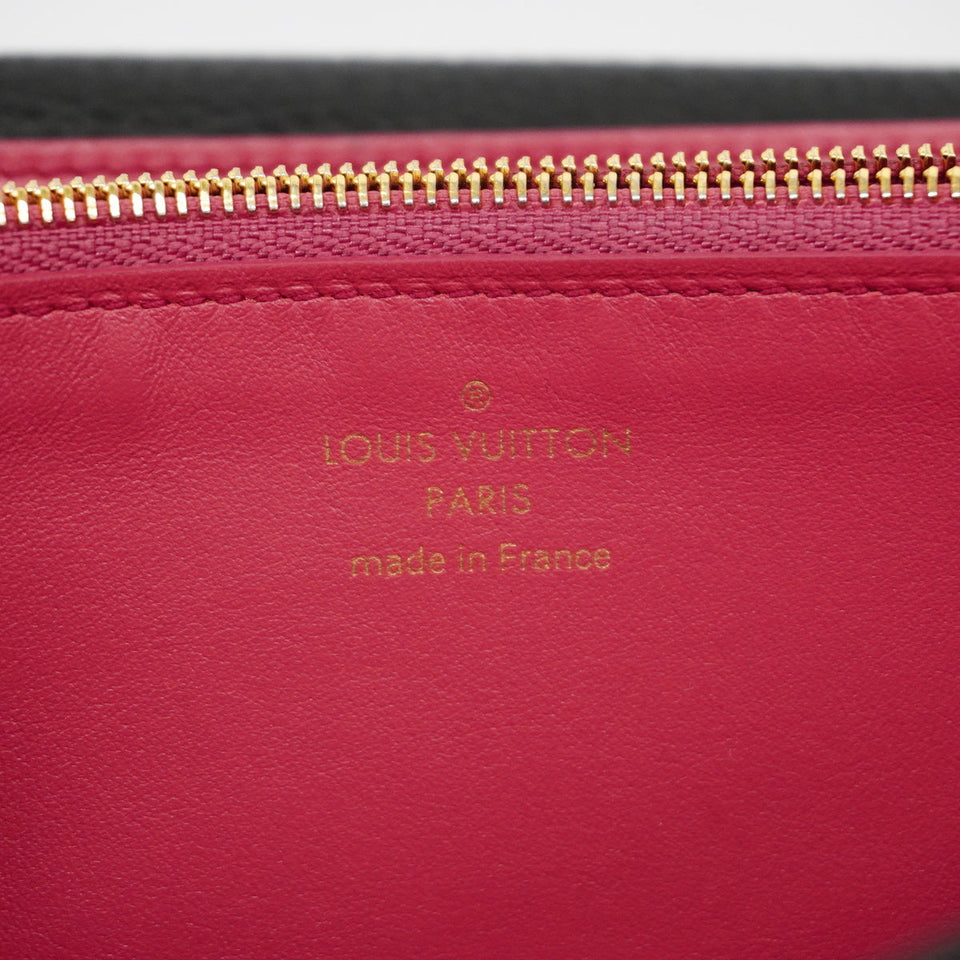 Louis Vuitton Bifold Long Wallet Taurillon Portefeuille Capucines Noir