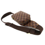Louis Vuitton Damier Geronimos Body Bag Waist Pouch Ebene Brown