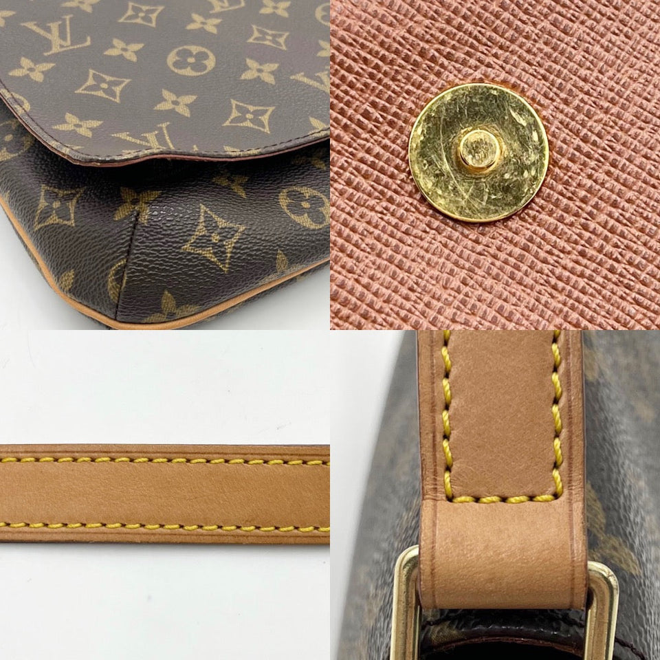 Louis Vuitton Shoulder Bag Monogram Brown