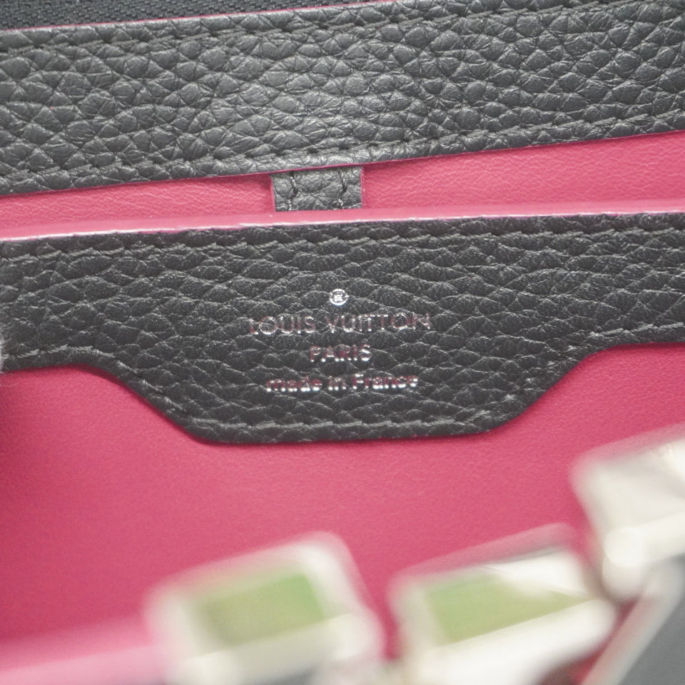 Louis Vuitton Capucines BB Taurillon Leather Noir Black