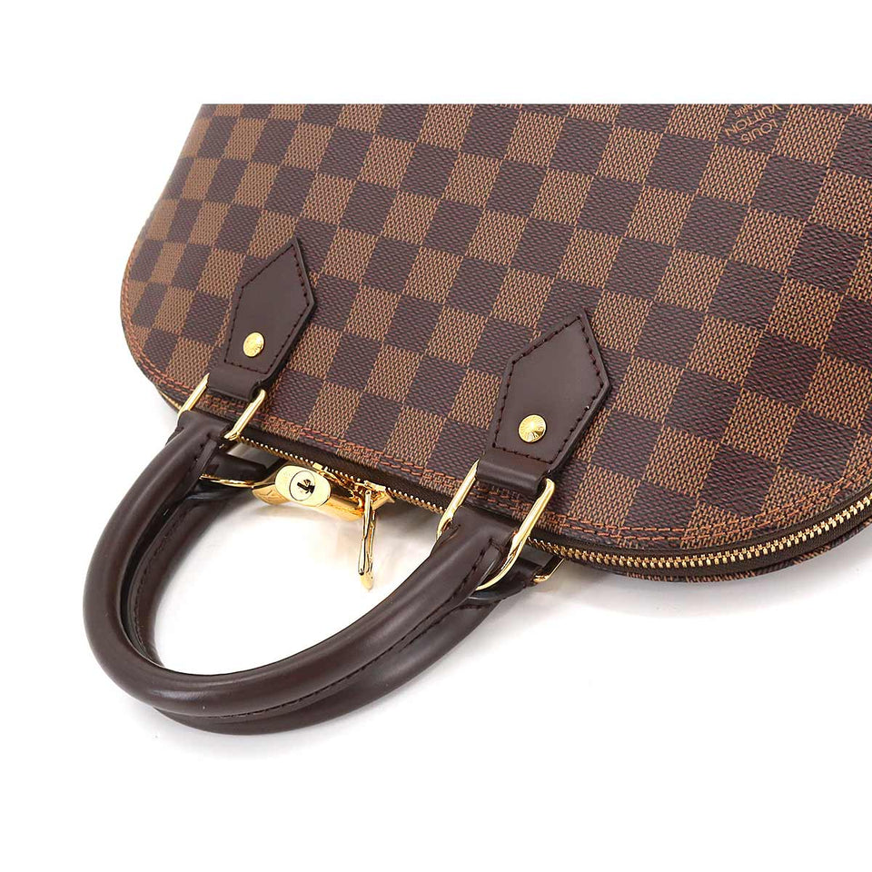 Louis Vuitton Damier Alma PM hand bag Ebene Brown