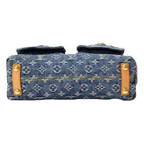Louis Vuitton Baggy PM Monogram Denim Shoulder Bag Blue