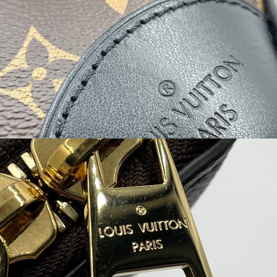 Louis Vuitton Shoulder Bag Monogram Boulogne NM Brown Black