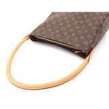 Louis Vuitton Monogram Looping GM Shoulder Bag Brown Gold Metal Fittings