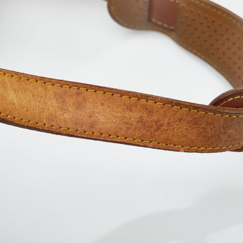 Louis Vuitton Monogram Saumur 35 Crossbody Shoulder Bag Brown