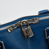 Louis Vuitton Epi Alma MM Handbag Toledo Blue