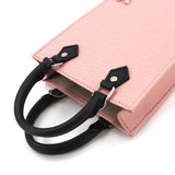 Louis Vuitton Epi Petit Sac Plat 2way Hand Shoulder Bag Rose Ballerine