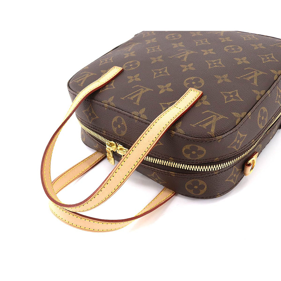 Louis Vuitton Monogram Spontini 2way Hand Shoulder Bag Brown