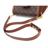 Louis Vuitton Monogram Reverse Dauphine Shoulder Bag Brown