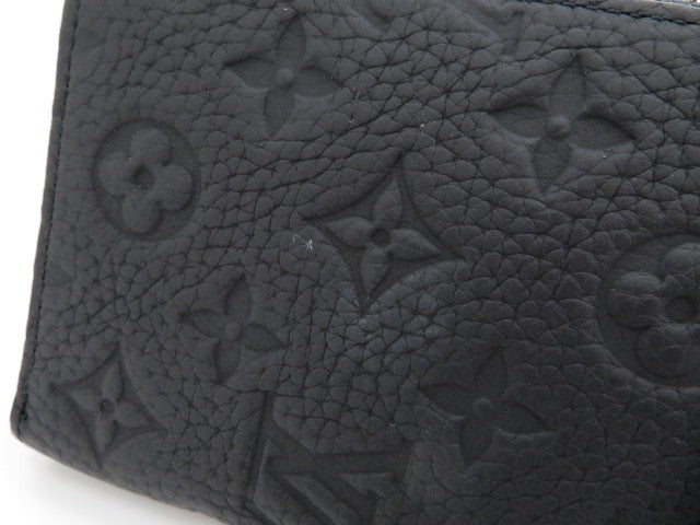 Louis Vuitton Long Wallet Zippy Wallet Vertical Taurillon Noir