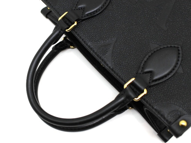 Louis Vuitton On The Go PM Monogram Implant Noir