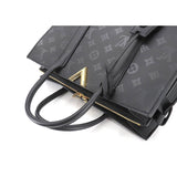 Louis Vuitton Very Tote MM 2 Way Hand Shoulder Bag Leather Noir