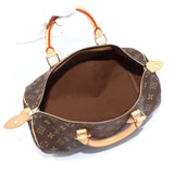 Louis Vuitton Monogram Speedy 35 Hand Bag Brown Gold Hardware