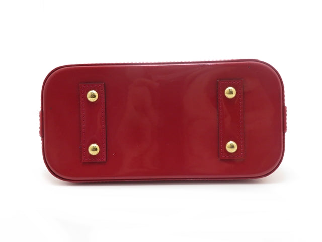 Louis Vuitton Alma BB Vernis Rouge Red