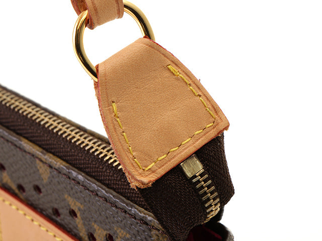 Louis Vuitton Pochette Accessoire Monogram Perfo Fuchsia