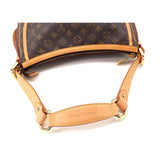 Louis Vuitton Monogram Tulum GM Shoulder Bag Brown Gold Hardware