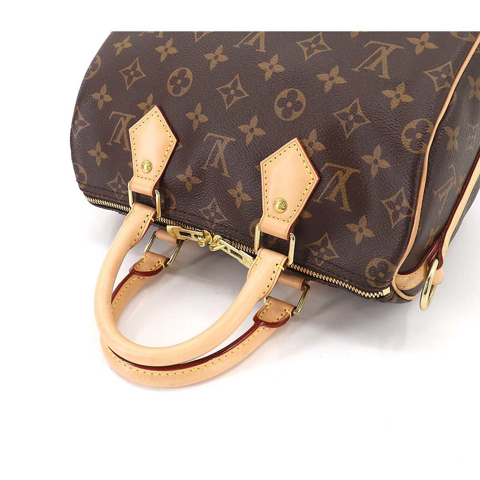 Louis Vuitton Monogram Speedy Bandouliere 25 Shoulder Bag Brown
