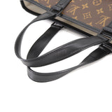 Louis Vuitton Macassar Weekend Tote PM Shoulder Bag Black
