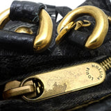 Louis Vuitton Monogram Denim Neo Cabby MM Noir Shoulder Bag Black
