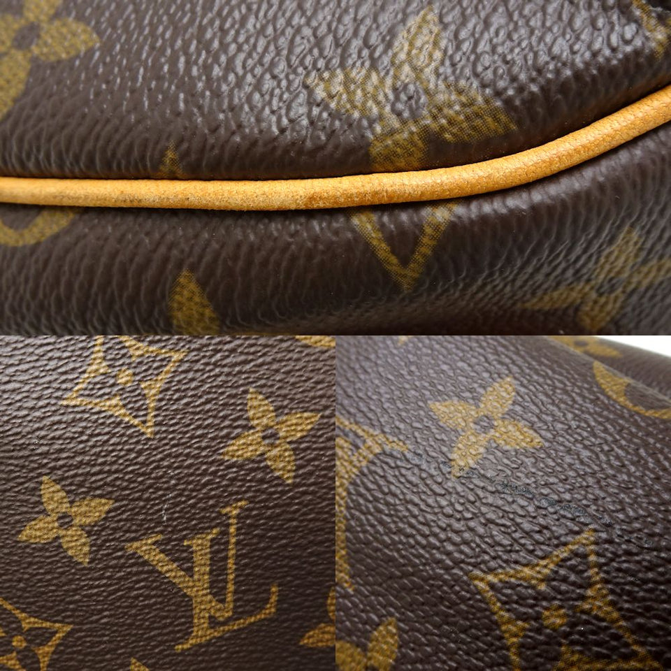 Louis Vuitton Monogram Turam PM Shoulder Bag Brown