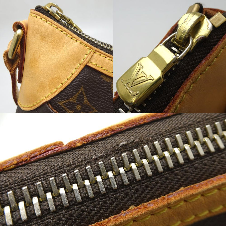 Louis Vuitton Monogram Odeon PM Crossbody Shoulder Bag Brown