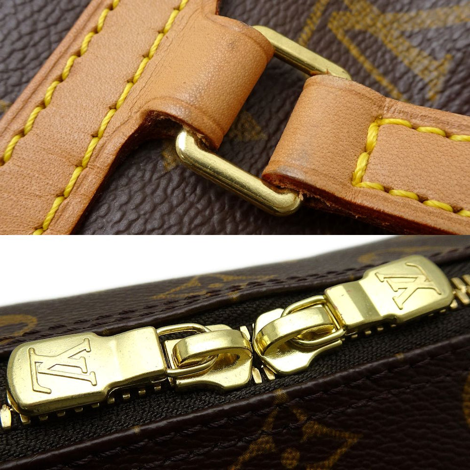 Louis Vuitton Monogram Kusan GM Shoulder Bag Brown