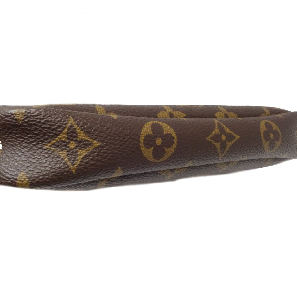Louis Vuitton Monogram Pochette Accessoire Handbag Brown