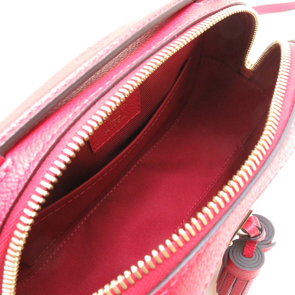 Louis Vuitton Santonge Crossbody Shoulder Bag Amplant Scarlet Red