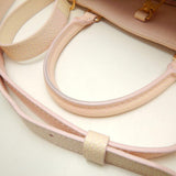 Louis Vuitton On The Go PM Emplant Handbag Light Pink