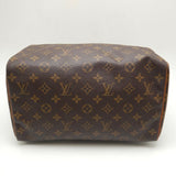 Louis Vuitton Monogram Speedy 30  Handbag Brown