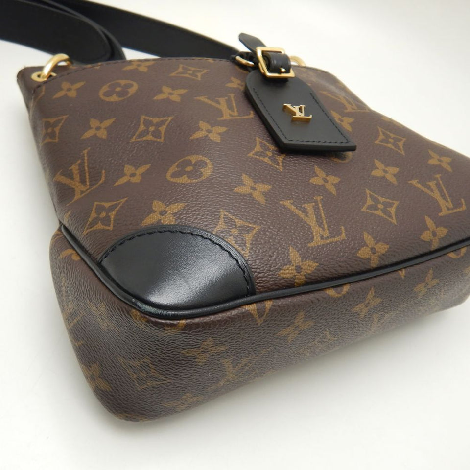 Louis Vuitton Monogram Odeon NM PM Shoulder Bag Brown
