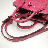 Louis Vuitton Mini Handbag Alligator Rose Fuchsia