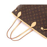 Louis Vuitton Monogram Neverfull MM Tote Bag Brown