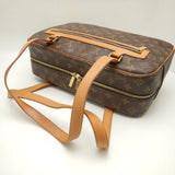 Louis Vuitton Monogram Cite GM Shoulder Bag Brown