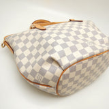 Louis Vuitton Damier Azur Riviera PM Handbag White