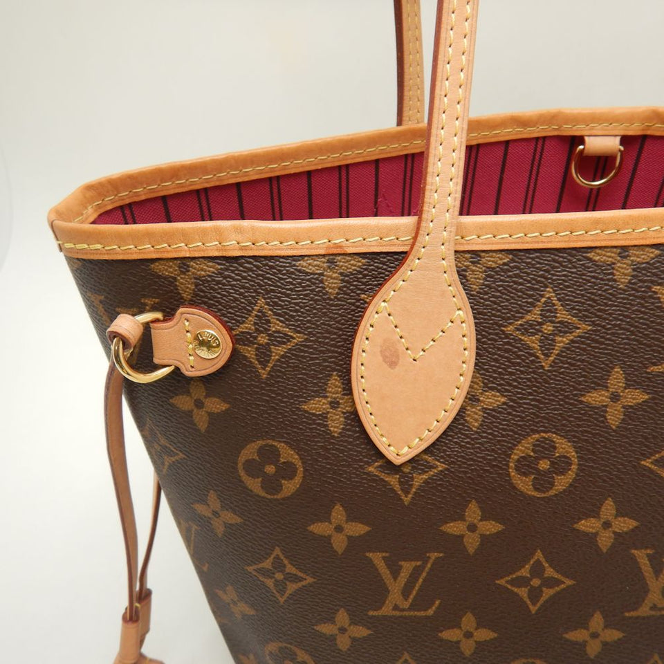 Louis Vuitton Monogram Neverfull PM Tote Bag Brown