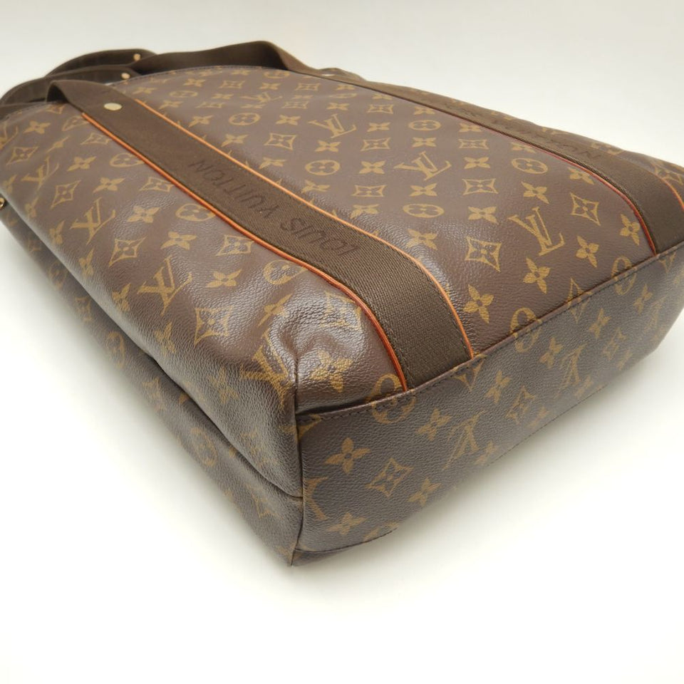 Louis Vuitton Monogram Bobourg Tote Bag Brown