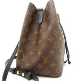 Louis Vuitton Monogram Neonoe Shoulder Bag Brown Noir