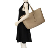 Saint Laurent- Paris Tote Bag Beige