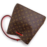 Louis Vuitton NeoNoe Shoulder Bag Monogram Brown Red