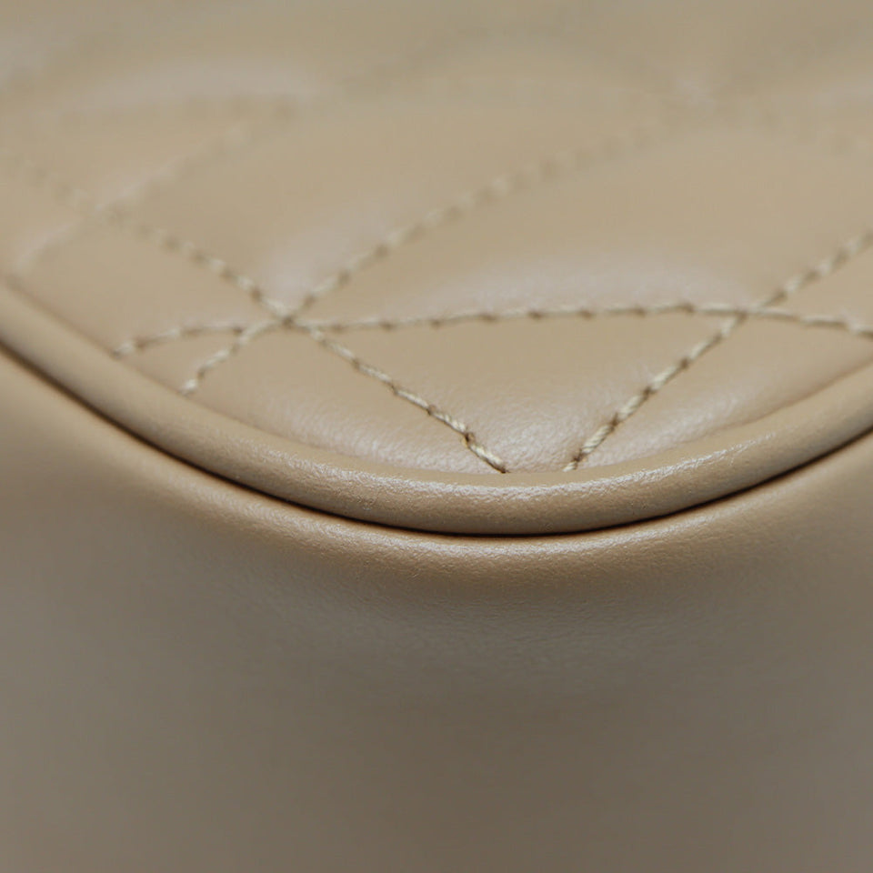 Gucci GG Marmont Shoulder Bag Leather Light Brown