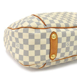 Louis Vuitton Galliera PM Shoulder Bag Damier Azur Ivory