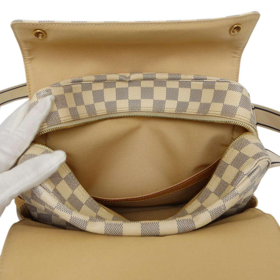 Louis Vuitton Shoulder Bag Damier Azur Naviglio