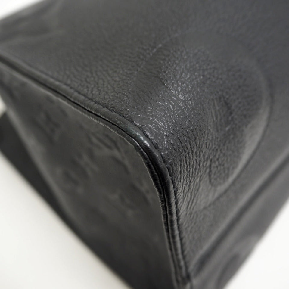 Louis Vuitton On The Go MM Monogram Amplant Handbag Black