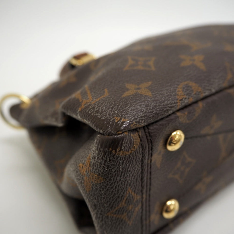 Louis Vuitton Pallas BB Monogram Shoulder Bag Brown