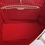 Louis Vuitton Monogram Neverfull MM Tote Bag Brown