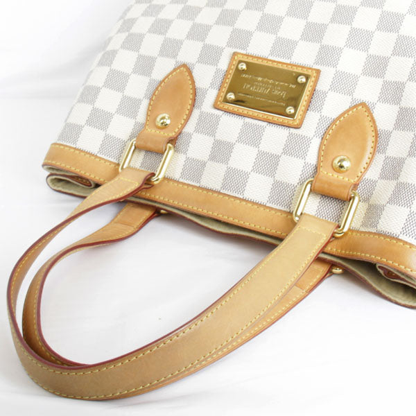 Louis Vuitton Hampstead PM Tote Bag Damier Azur