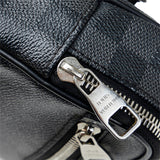 Louis Vuitton Damier Anfini Ambrel Body Bag Handbag 2way Black